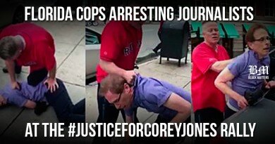 Journalists-Arrested-For-Covering-Justice-For-Corey-Jones-Rally