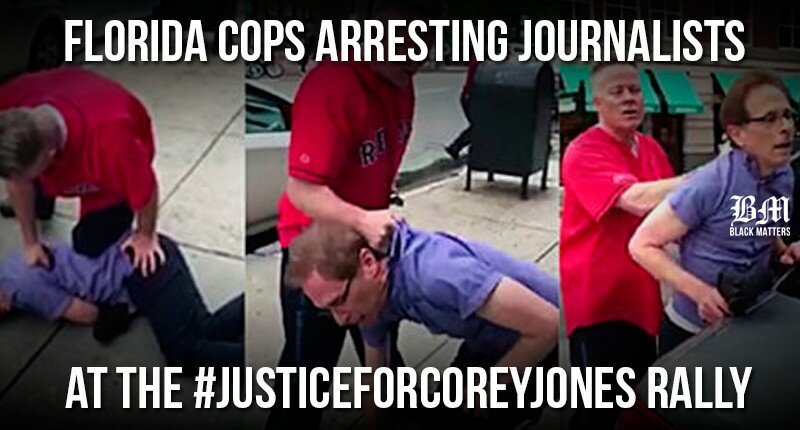Journalists-Arrested-For-Covering-Justice-For-Corey-Jones-Rally